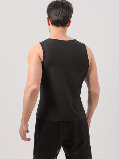 Men's Sauna Vest: Get Fit and Shed Pounds with this Neoprene Waist Trainer Jacket!