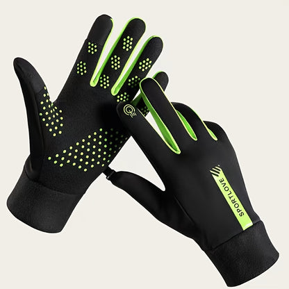 Winter Warmth Touch Screen Gloves - Windproof, Coldproof, and Water Resistant Fitness Gloves for Women and Men - Ideal for Outdoor Activities, Sports, and Everyday Use