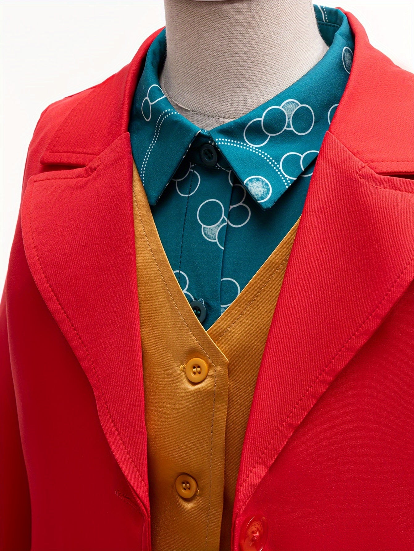 Stylish Little Gentleman's Suit - Long Sleeves, Pants, Jacket, Shirt, and Vest - Perfect for Halloween, Christmas, and Birthday Parties - Age 3 and Up, Polyester Blend Material, Comfortable and Durable, Easy to Move Around