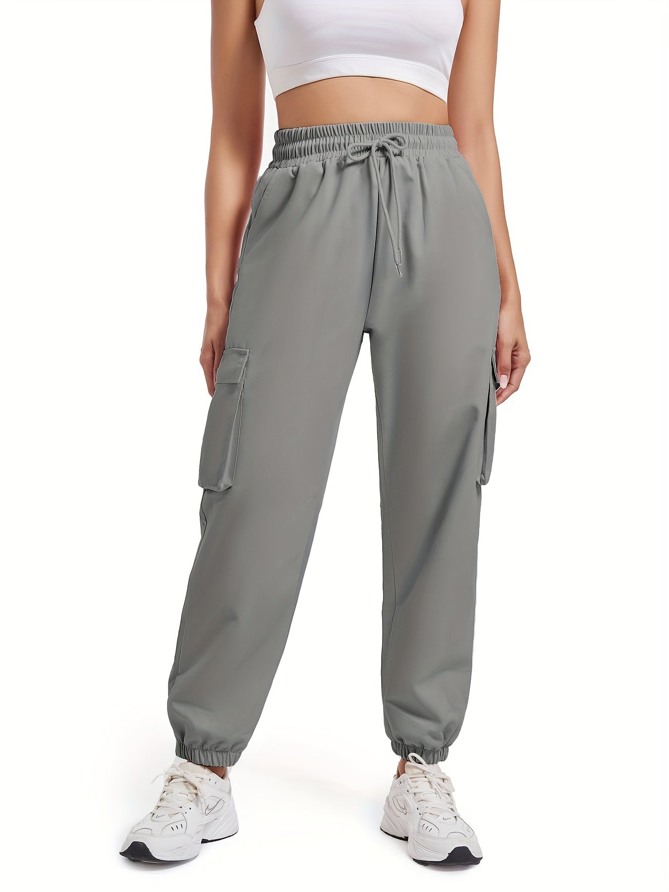 2-Pack Cargo Pants with Drawstrings