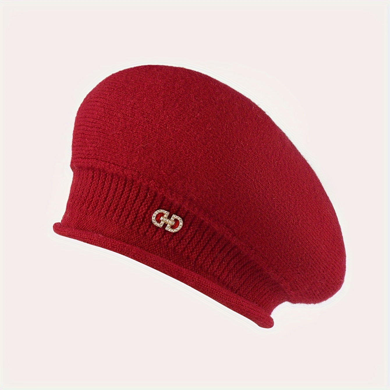 Elegant Warm Knit Beret for Women - Breathable, Adjustable & Perfect for All Winter Occasions | Ideal Holiday Gift