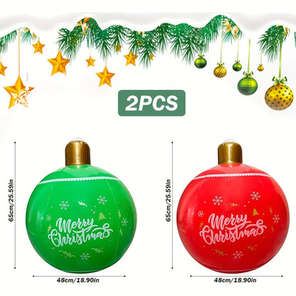 New Inflatable Christmas Ball Party Gathering Courtyard Outdoor Ball Fun Holiday Atmosphere Ornament