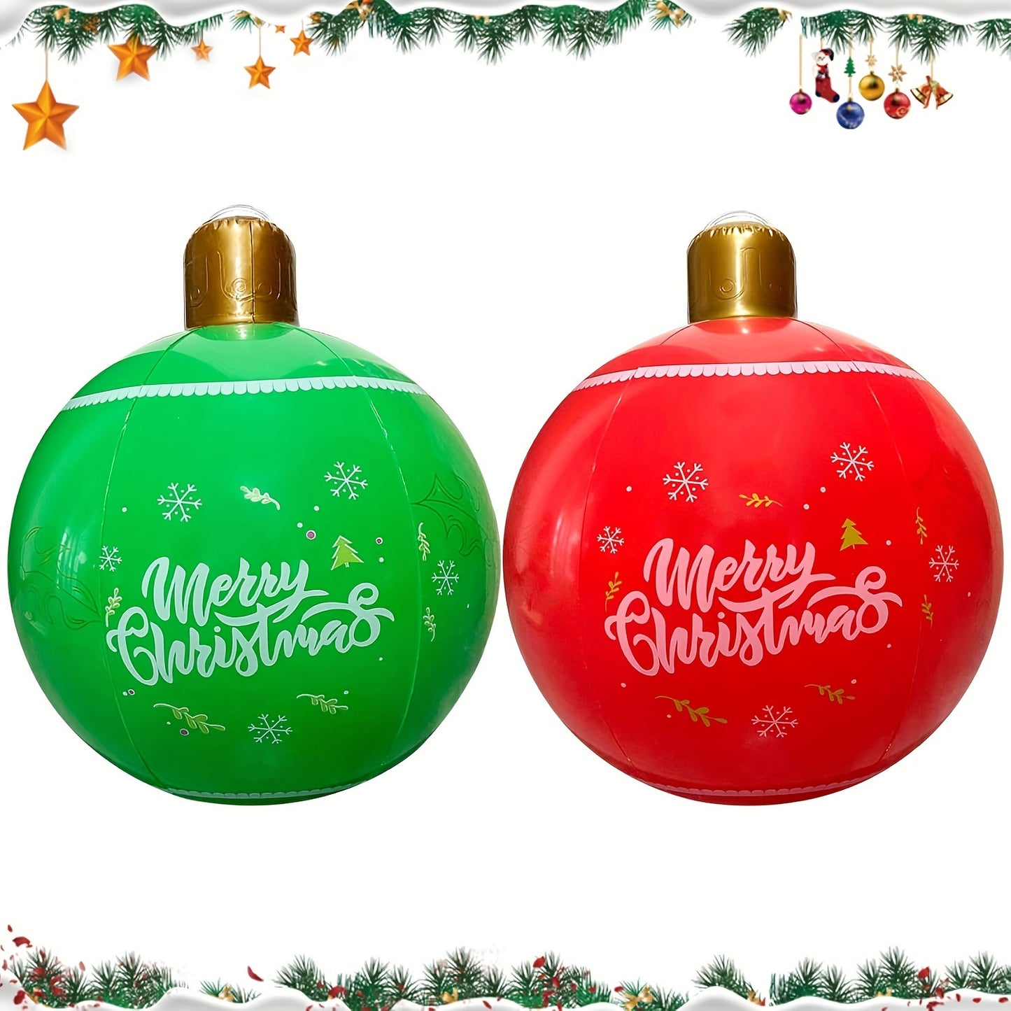 New Inflatable Christmas Ball Party Gathering Courtyard Outdoor Ball Fun Holiday Atmosphere Ornament