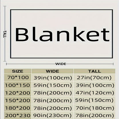 1pc Cozy Plush Multifunctional Blanket - Soft, Warm, Versatile Throw for Sofa, Bed, Office, Camping, Travel, and Christmas Gift - Four Seasons Available