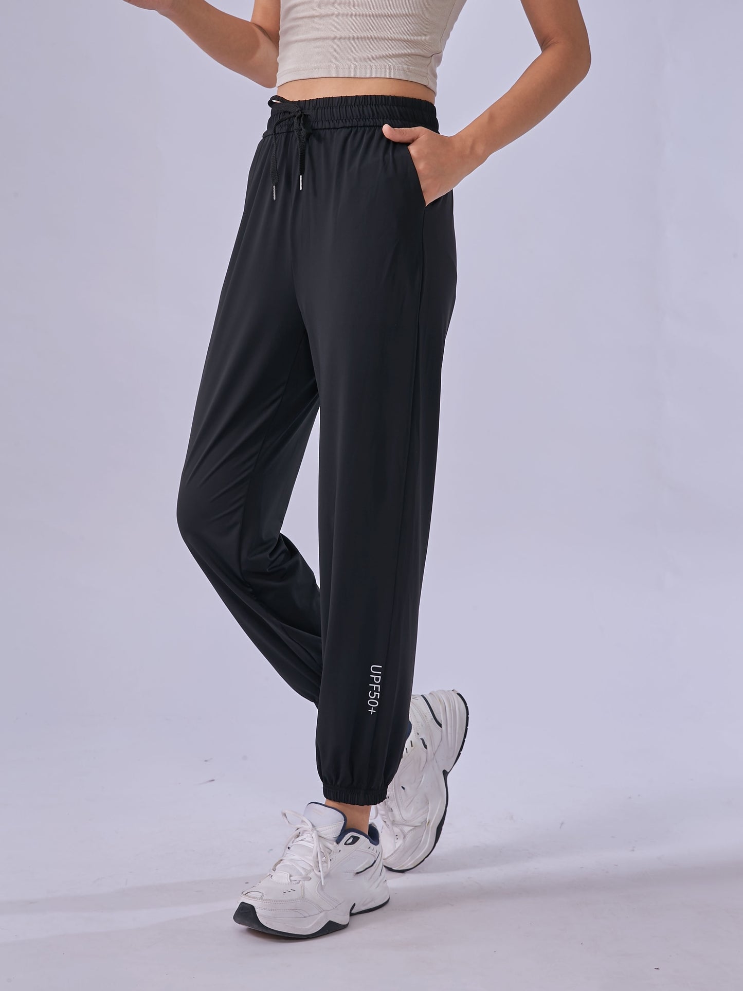 Women's Drawstring Sports Pants for Fitness, Running, Yoga & More - Moisture-Wicking & Breathable Activewear