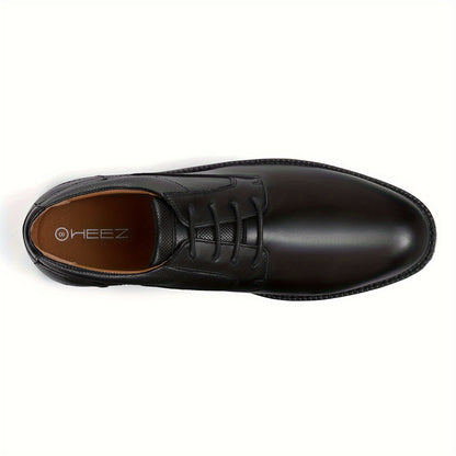 Stylish Oxford Masterpiece - Premium Leather, Lace-Up Closure, Breathable Insoles, Comfortable Walking Shoes for Business, Office, Formal Events and Daily Wear - Modern Derby Dress Sneakers with Slip-Resistant Soles