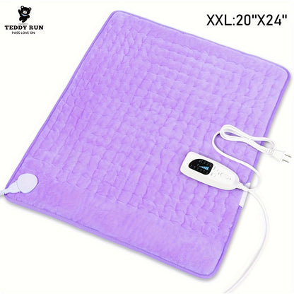 Electric Heating Pads, 20" x 24" Heat Heating Pad with 6 Temperature Settings&2H Auto Shut Off, Fast Heating Pad for Cramps, Neck and Shoulders