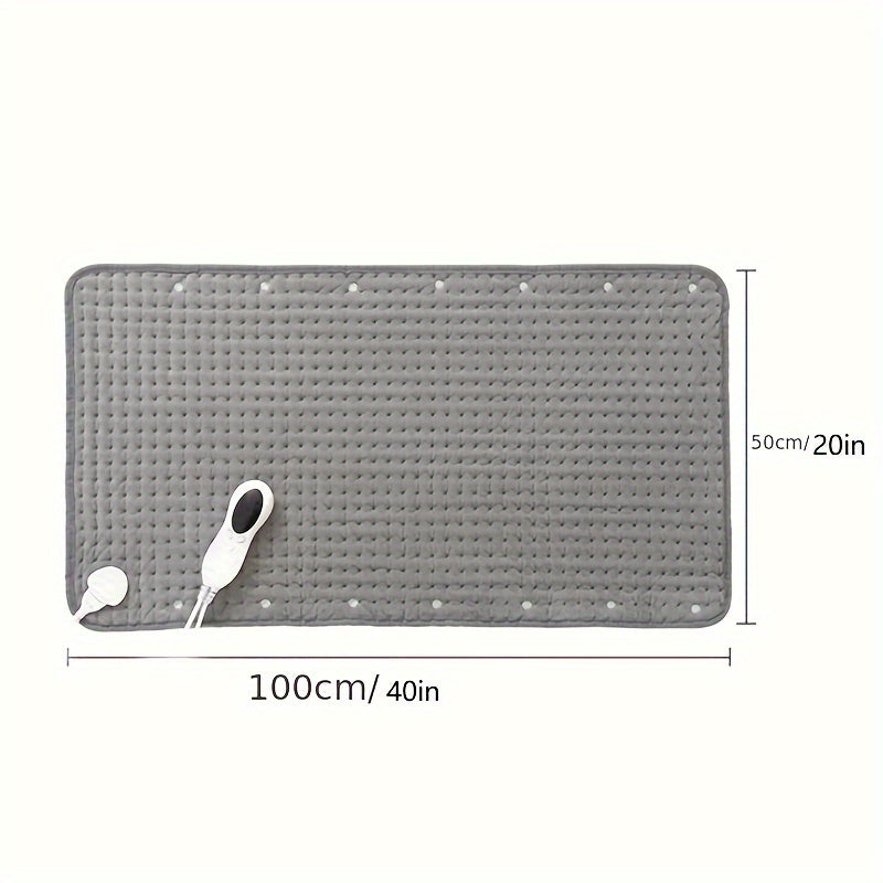 Electric Heating Pad - Professional Massage Equipment for Neck, Shoulders, Abdomen, Leg, and Feet with Washable Design, Auto Shut Off, and Perfect as a Valentine's Day Gift