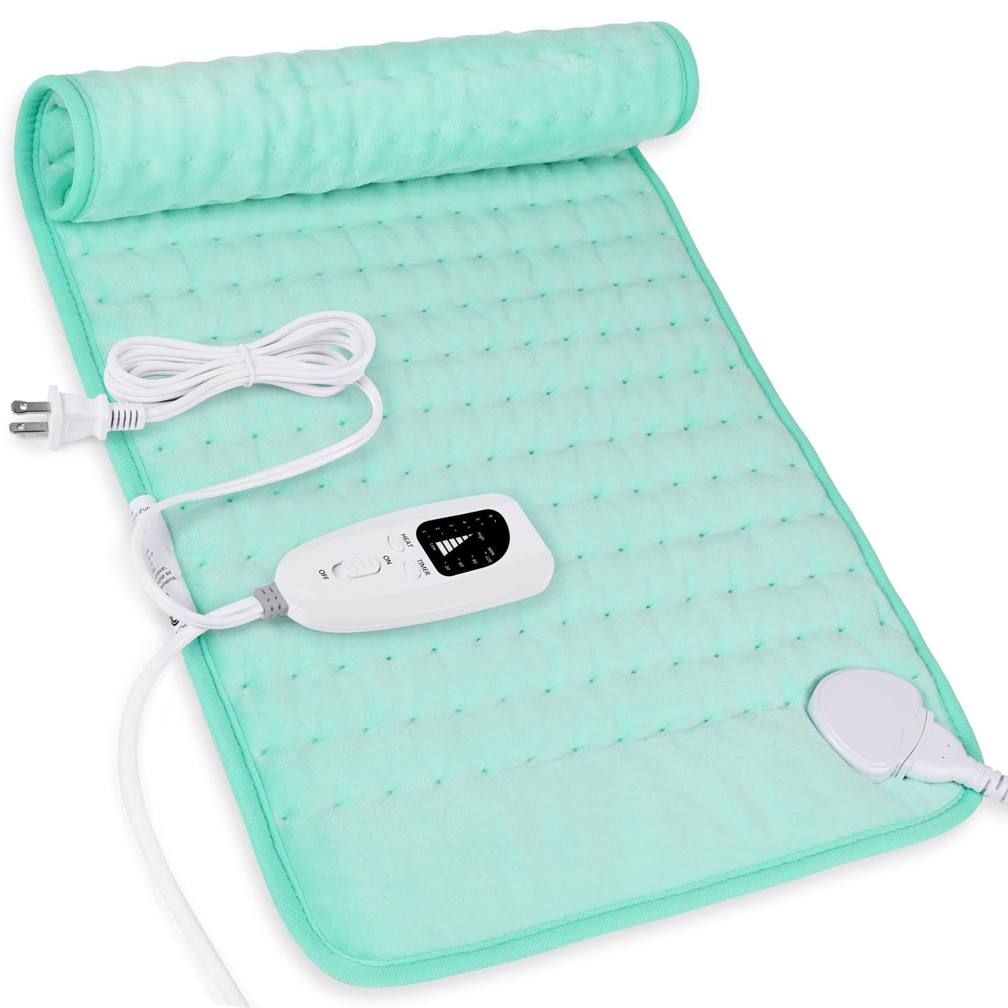 Heating Pad For Back, Neck, And Shoulder Pain Relief, Auto Shut Off, 6 Heat Settings, Extra Large 12 X 24, Ideal For Muscle Aches And Arthritis Pain