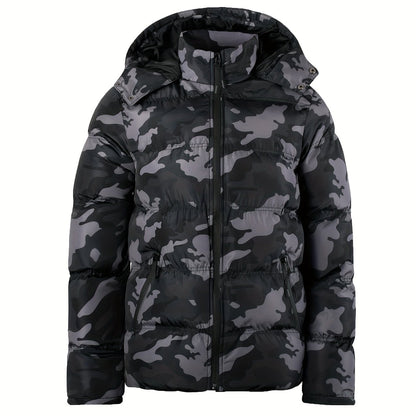 Boys Jacket Winter Warm Faux Down Jacket Coat