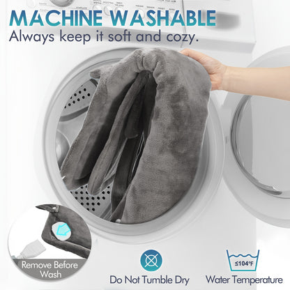 DAILYLIFE Heating Pad For Neck And Shoulder And Back, Electric Heating Wrap, UL Certified With Overheating Protection | 6 Heating Settings | Auto-Off | Machine Washable, 26"x35".