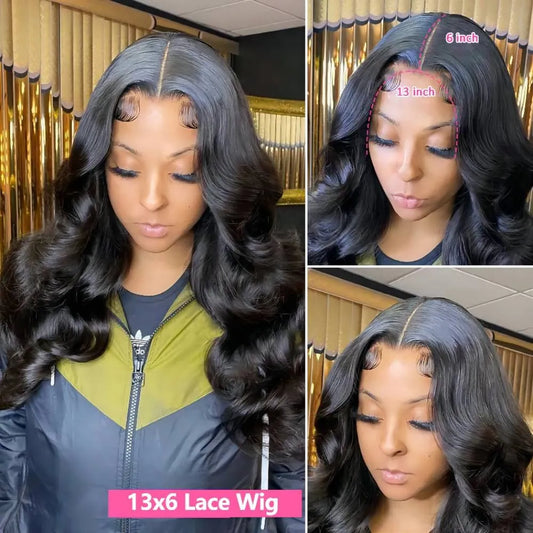 Body Wave 360 Full Lace Wig Human Hair Pre Plucked HD Wig Brazilian Hair Wigs For Women Lace Frontal Wig