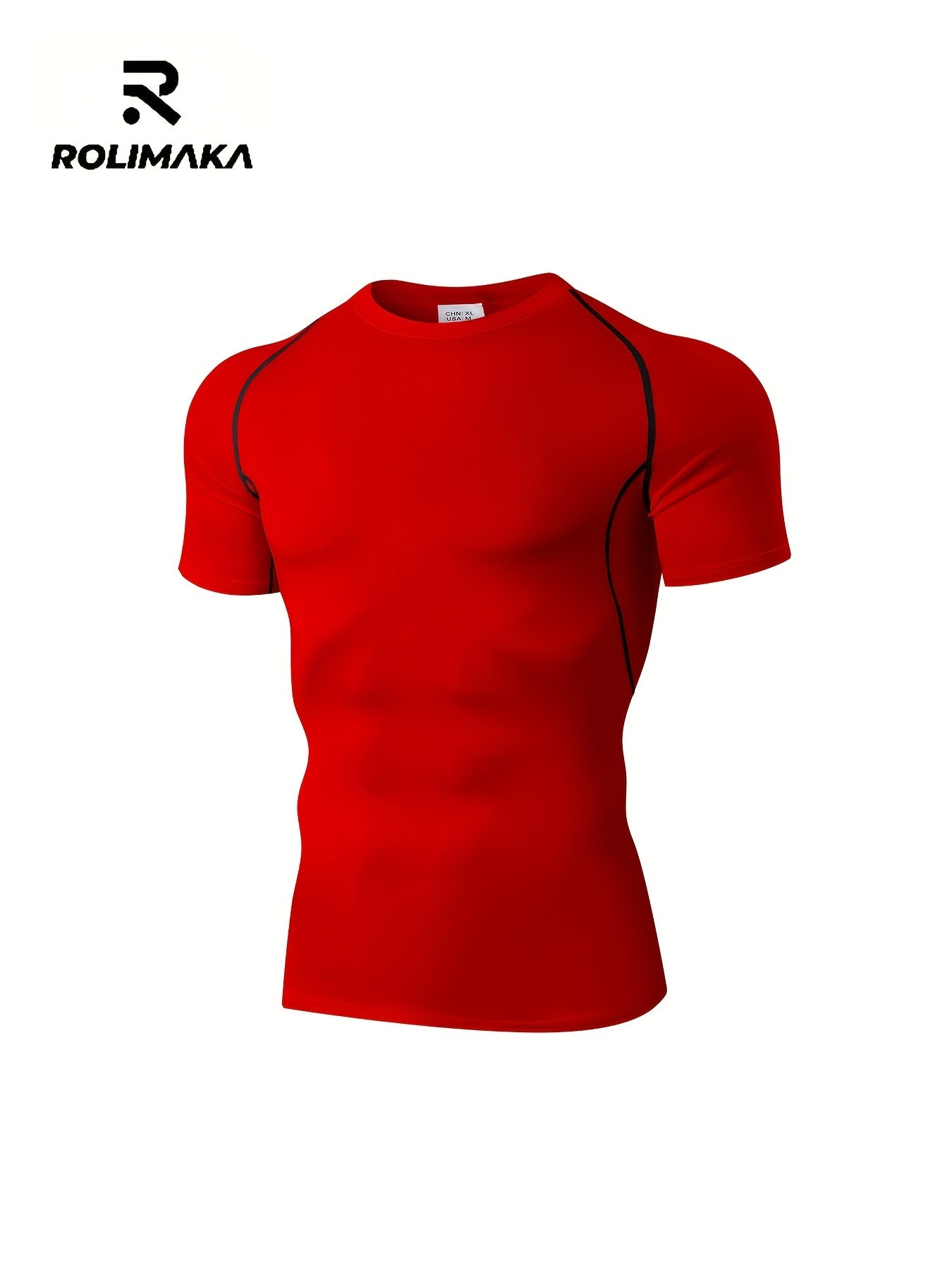 Men's Quick-Dry Performance Tee - Breathable, Stretchy, All-Season Base Layer for Sports & Casual Wear