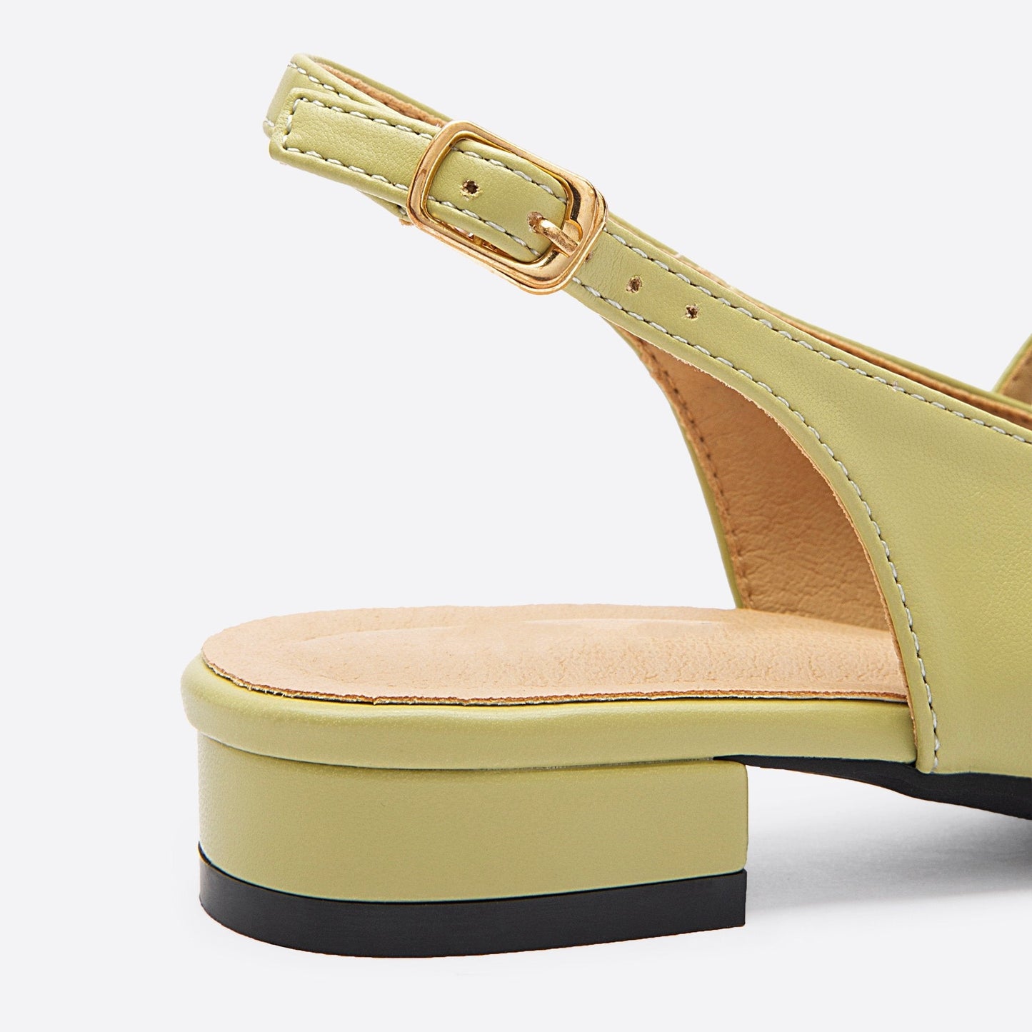 flowersverse - Women Double Buckle Slingback Mary Jane