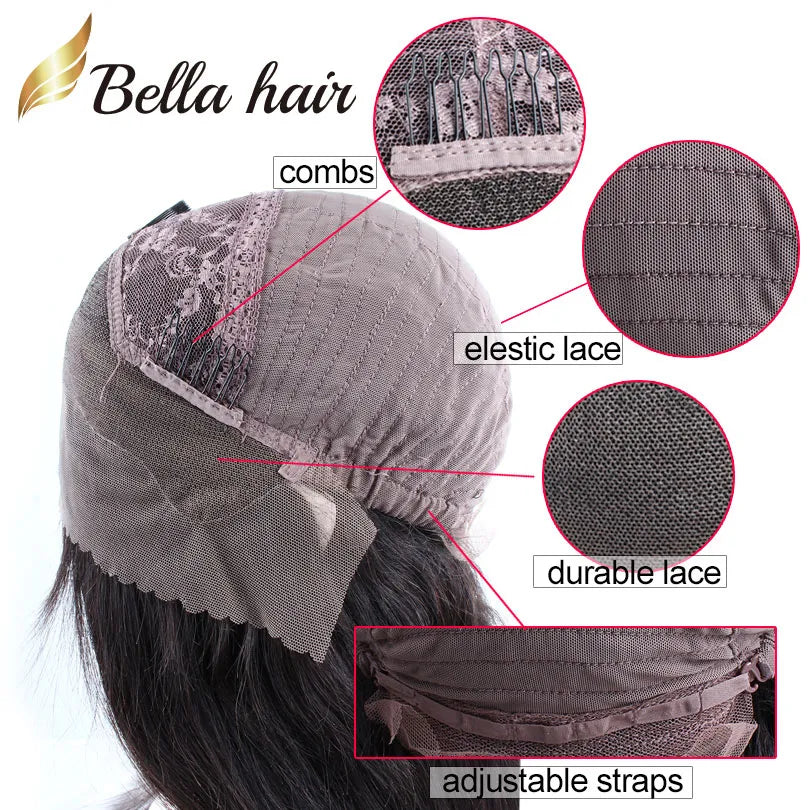 13x4 13x6 Body Wave Lace Front Wigs Human Hair for Women HD Full Lace Wigs Hair Pre Plucked with Baby Hair Natural Hairline Brazilian Virgin Glueless Wig Bella Hair