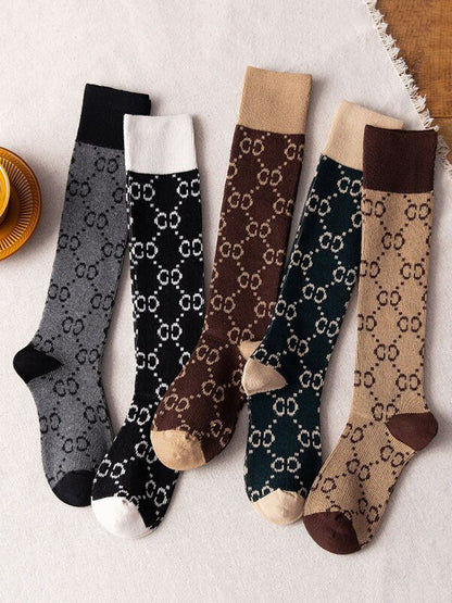 flowersverse Leisure Fashion Printed Socks Accessories