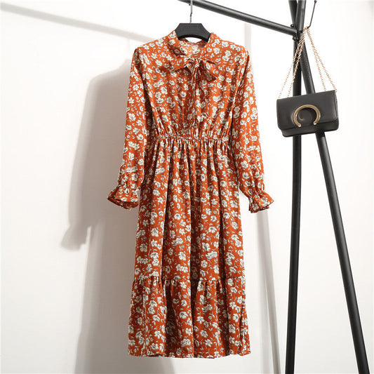 flowersverse Floral chiffon dress