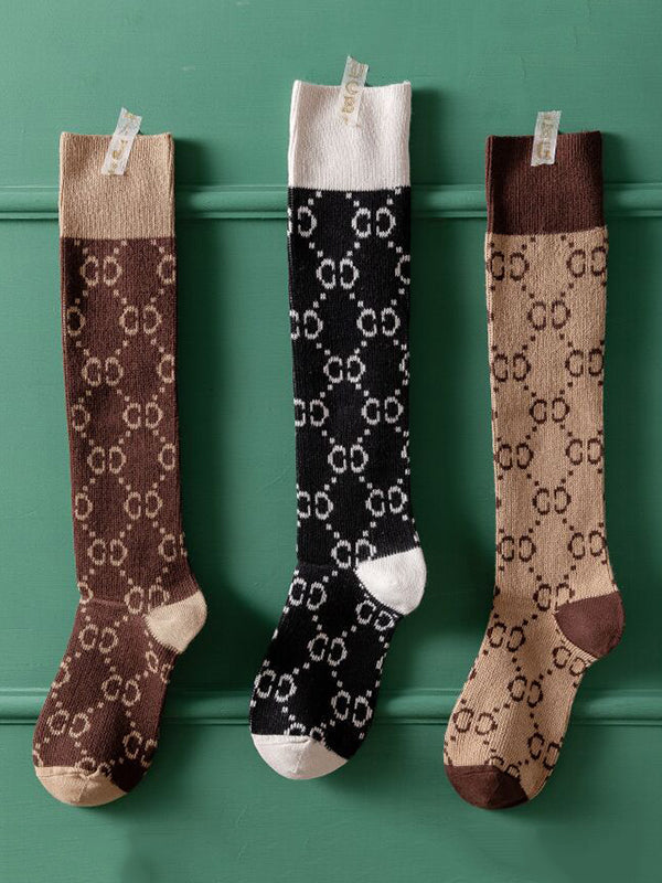 flowersverse Leisure Fashion Printed Socks Accessories