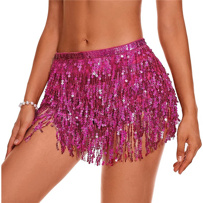 flowersverse Women's Swimwear Cover Up Swim Shorts Normal Swimsuit Tassel Pure Color Silver Black Blue Purple Gold Bathing Suits Sexy Vacation Neutral