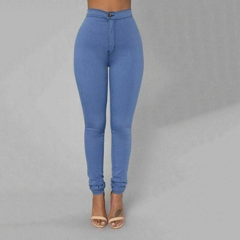 flowersverse Female Trousers High Waist Stretch Slim Pencil Trousers Women Clothing Pants Sexy Ladies Plus Size Skinny Pants S-3XL