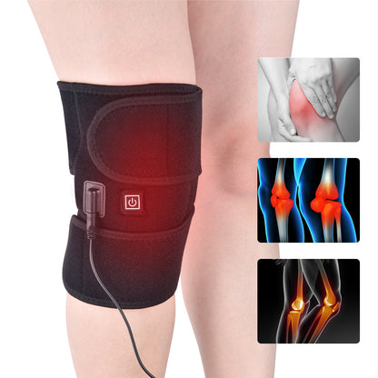 flowersverse Arthritis Knee Pad Support Braces Infrared Heating Therapy Rehabilitation Assistance Recovery Aid Arthritis Knee Pain Relief Pad