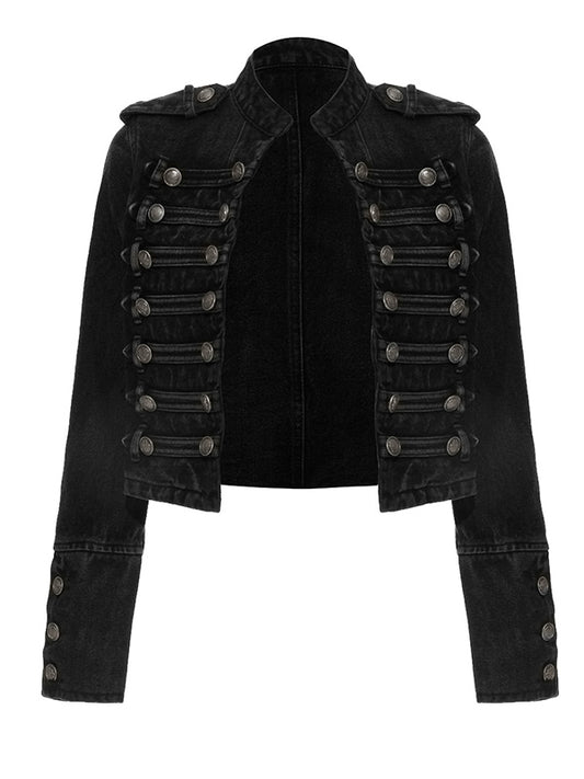 flowersverse Original Solid Punk Denim Outerwear