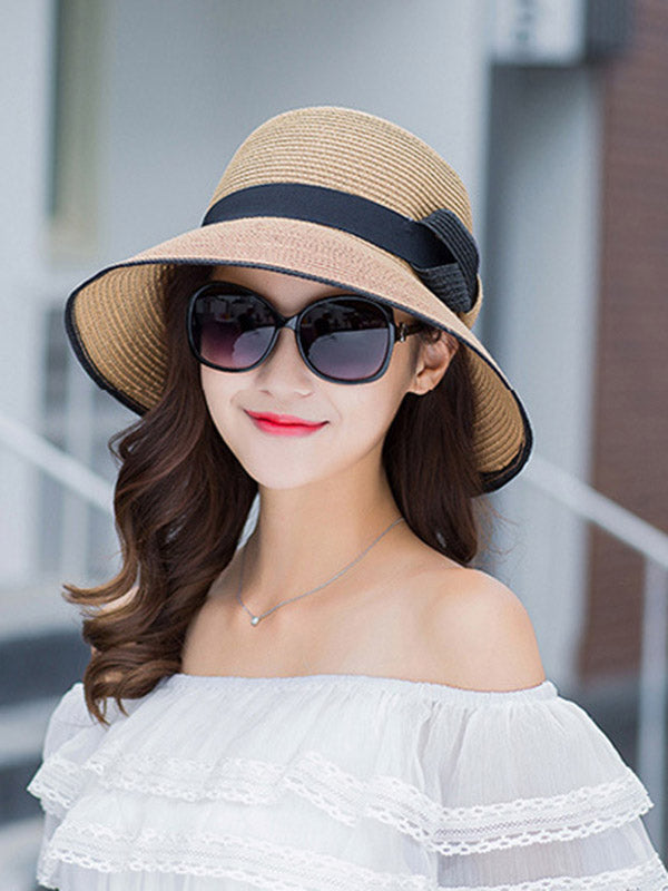 flowersverse Original Bow Sun-Protection Dome Hat