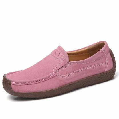 flowersverse Women Moccasins Women's Flats Genuine leather Loafer Shoes