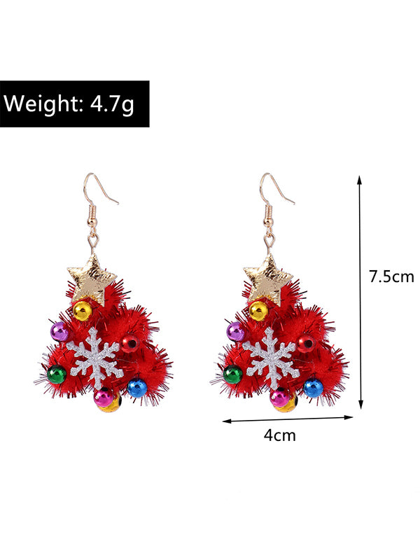 flowersverse Christmas Tree Earrings Accessories