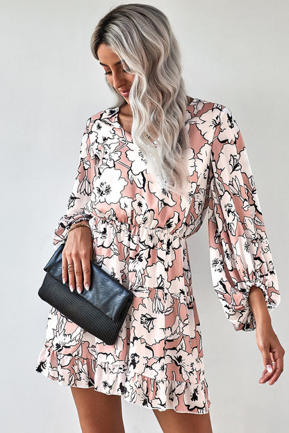 flowersverse Reservations Floral Mini Dress