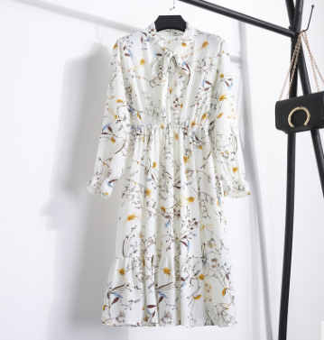 flowersverse Chiffon floral dress