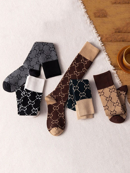 flowersverse Leisure Fashion Printed Socks Accessories