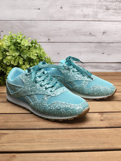 flowersverse Women Muffin  Rhinestone New Crystal  Platform Sneakers