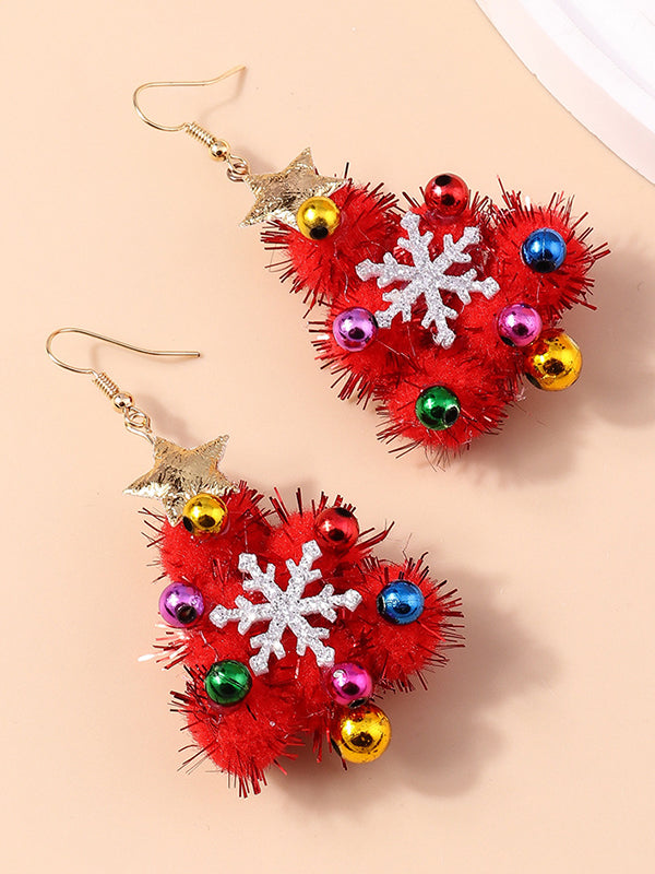 flowersverse Christmas Tree Earrings Accessories