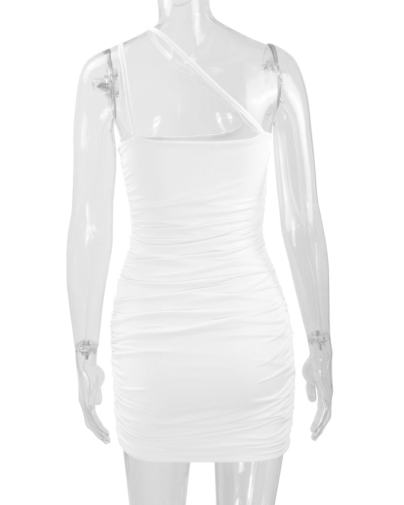 flowersverse Women's Nightclub Sexy Straps Bodycon Dress