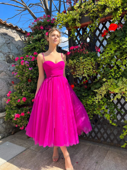 flowersverse Women's Summer Dress Mesh Formal Party Party Slip Dress