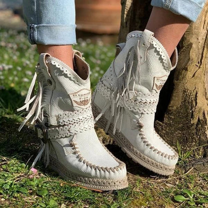 flowersverse Suede All Season Boots