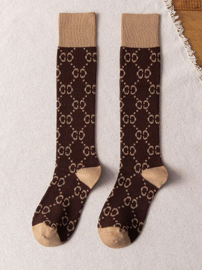 flowersverse Leisure Fashion Printed Socks Accessories