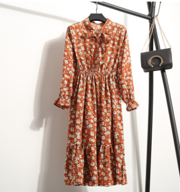 flowersverse Chiffon floral dress