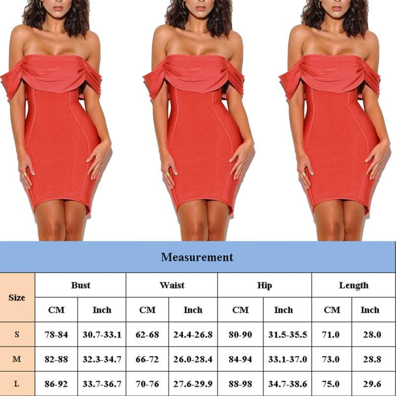 flowersverse Women Off Shoulder Bodycon Frill Stretch Mini Dress