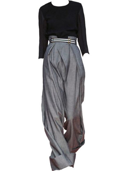 flowersverse Urban Wide Leg Loose Pleated Casual Pants Bottoms