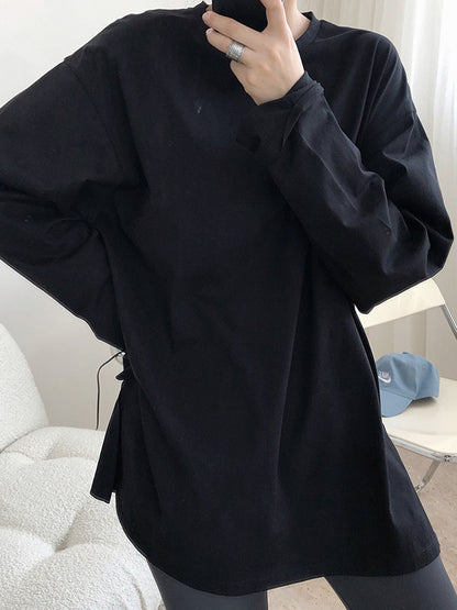 flowersverse Original Solid Long Sleeve T-Shirts Tops