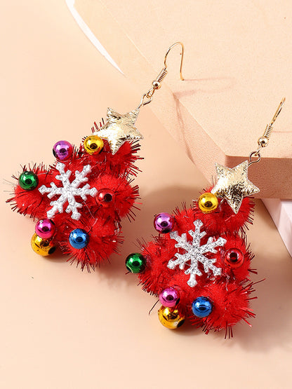 flowersverse Christmas Tree Earrings Accessories