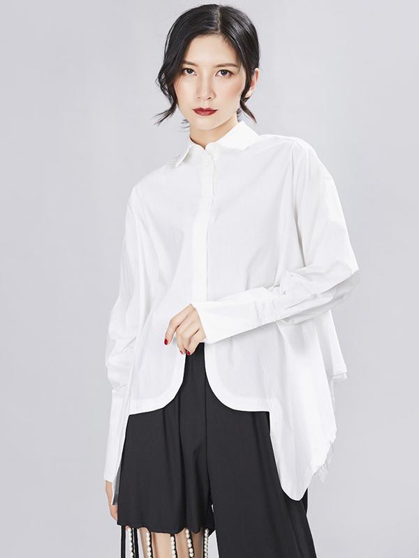 flowersverse Original Cropped Solid Designed Shirt