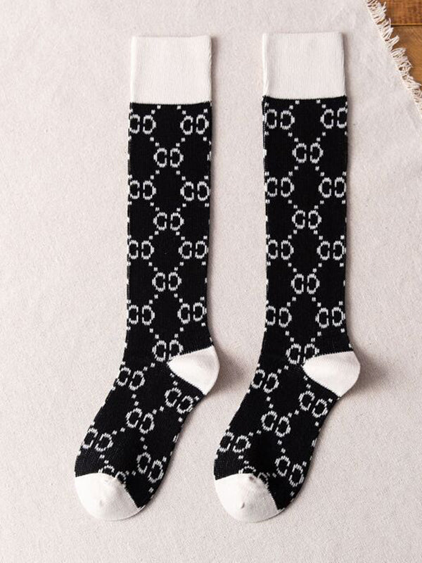 flowersverse Leisure Fashion Printed Socks Accessories