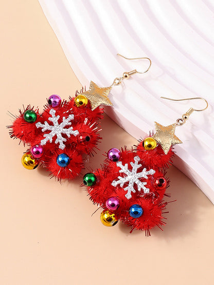 flowersverse Christmas Tree Earrings Accessories