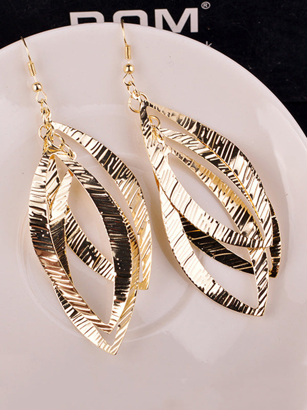 flowersverse Vintage Irregular Geometry Earrings