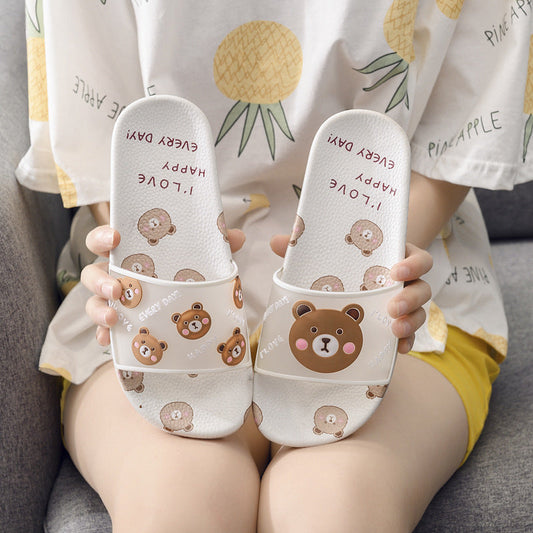 flowersverse Fashion Seaside Home Bath Anti Slip Slipper