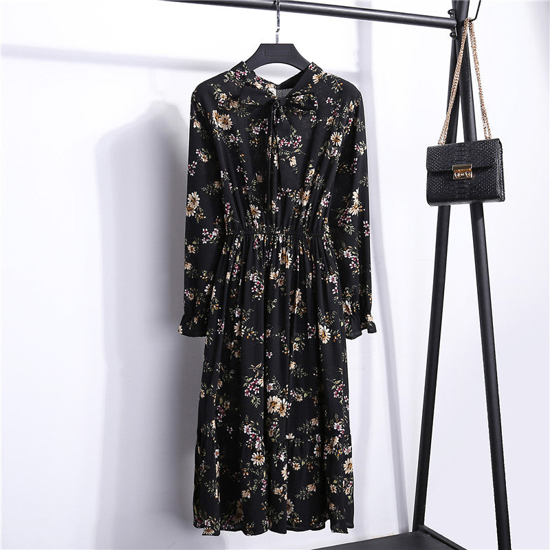 flowersverse Floral chiffon dress