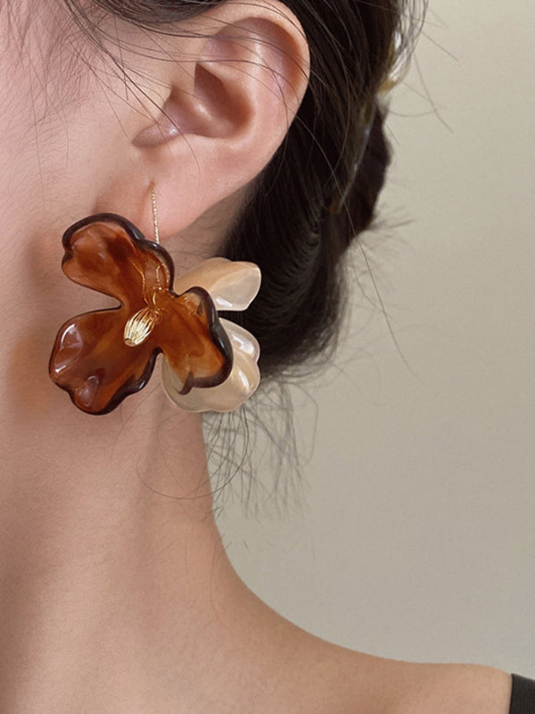 flowersverse Flower Shape Earrings Accessories Eardrop